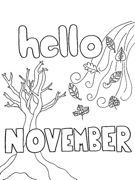 Kalender Für November Malvorlagen November Malvorlagen Malvorlagen