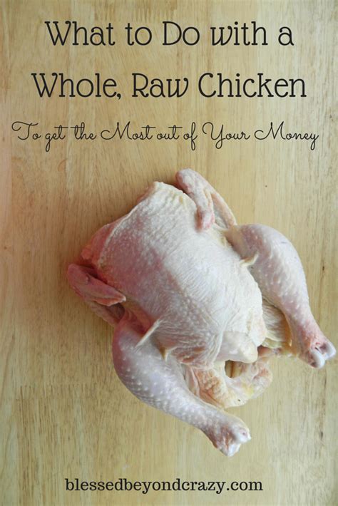 The thing is, there are a ton of other ways to prepare a whole chicken than roasting. What to Do with a Whole, Raw Chicken: To get the Most out ...