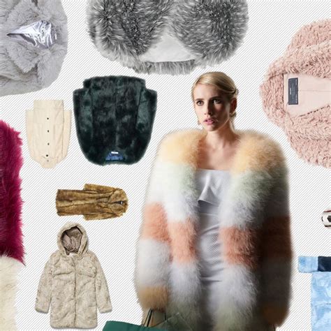 20 Chic Faux Fur Pieces Worthy Of Scream Queens