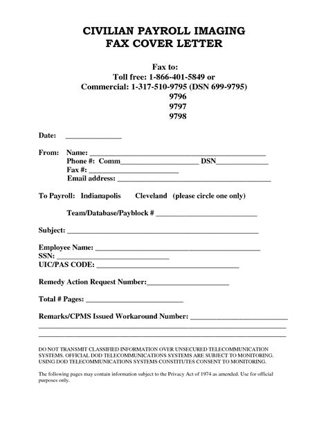 Then follow the rest of the instructions as provided. How To Fill Out A Fax Cover Sheet Example - Free Fax Cover ...