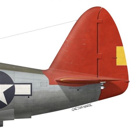 P 47d Thunderbolt 1lt Gwynne Peirson 302nd Fs 332nd Fg Tuskegee