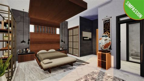 Modern Korean Inspired Apartment│cc│the Sims 4│speed Build│simpassion