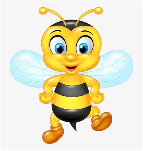Cartoon Honey Bee Png