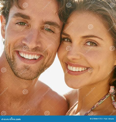 Match Made in Heaven. Closeup Portrait of a Loving Young Couple