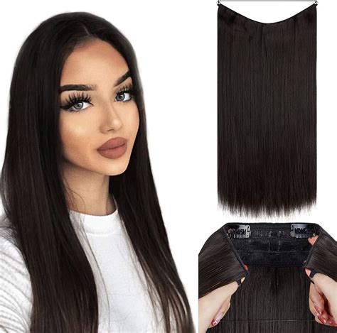 Clips Long Straight Clip In Hair Extensions Synthetic Heat 58 Off