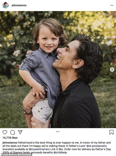 John Stamos Shares Adorable Shot With Son Billy And Wife Caitlin While