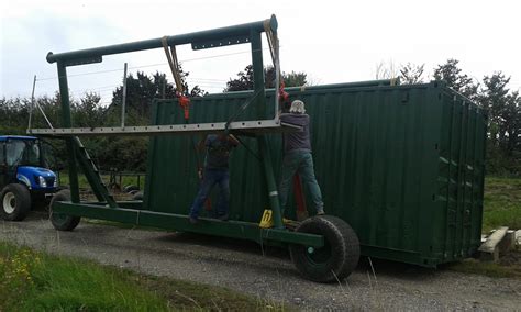 New Storage Container In Position Lower Halstow Yacht Club