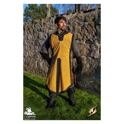 Clement Tabard Yellow And Black Coat Of Arms Tabard Medieval Larp