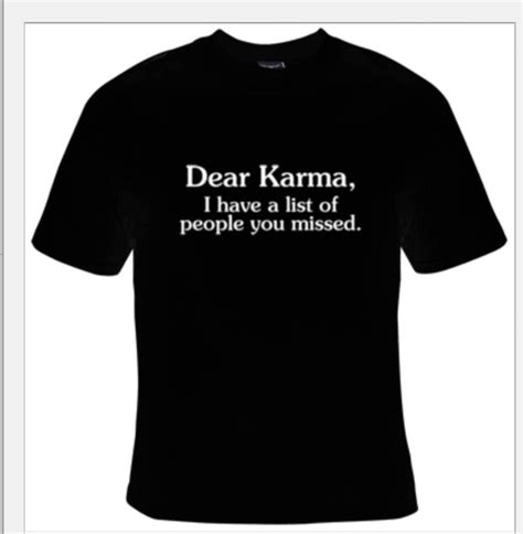 Dear Karma T Shirtkarma T Shirtred White Black Pink