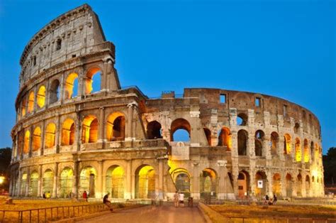 The Roman Colosseum Travertines First Famous Architectural Use