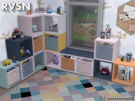 Ravasheens Do It Your Shelf Modular Cubbies Part 1 In 2020 Sims 4
