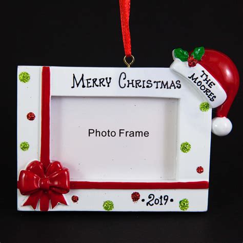 Photo Frame Personalized Christmas Ornament 2021 Handmade Etsy Canada