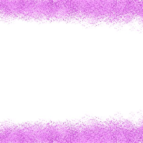 Elegant Purple Glitter Frame Border Purple Glitter Borders PNG Transparent Clipart Image And