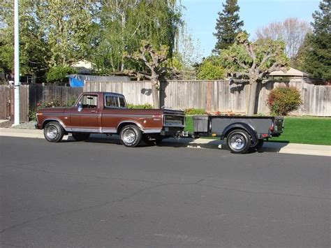 F100 Pulling The Utility Trailer Ford Truck Enthusiasts Forums