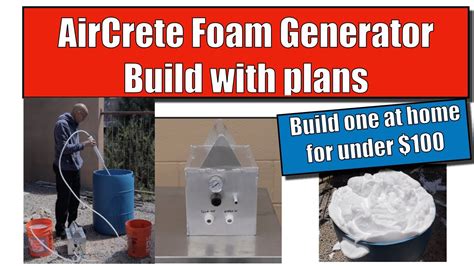 Foam boards can transform a space into an art gallery, they are easy to look and look great with photographs and artworks. Aircrete Foam Generator Machine DIY [ How To build one that makes Great Foam! - YouTube