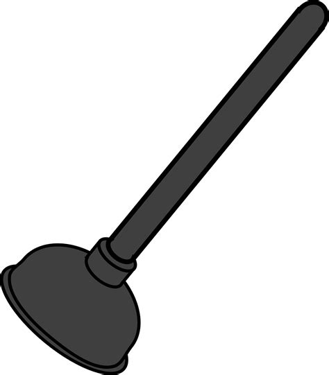 Download Plunger Toilet Clogged Royalty Free Vector Graphic Pixabay