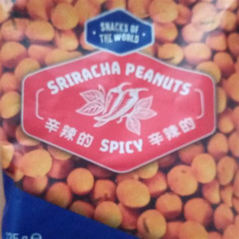 Sriracha Peanuts Spicy Snacks Of The World Kalorie Kj A Nutri N