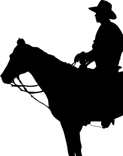Cowboysilhouettebyrancidalice D48fd0x 692×877 Clip Art