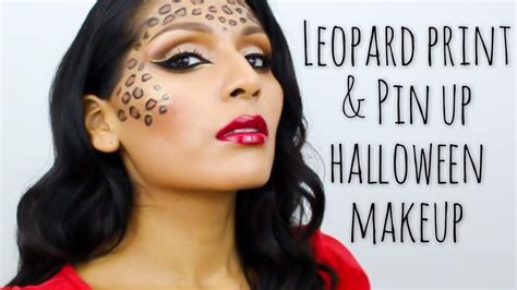 Tutorial Sexy Leopard Print And Pin Up Halloween Makeup Mariela81
