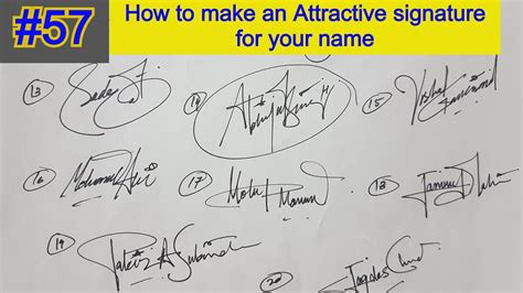 Signature Ideas For Names Starting With A Tambra Keeney