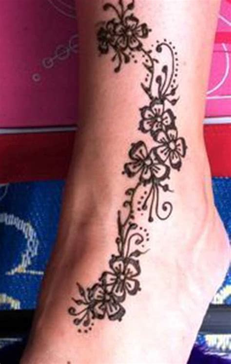 Henna Mehndi Tattoo Designs Idea For Ankle Tattoos Art Ideas