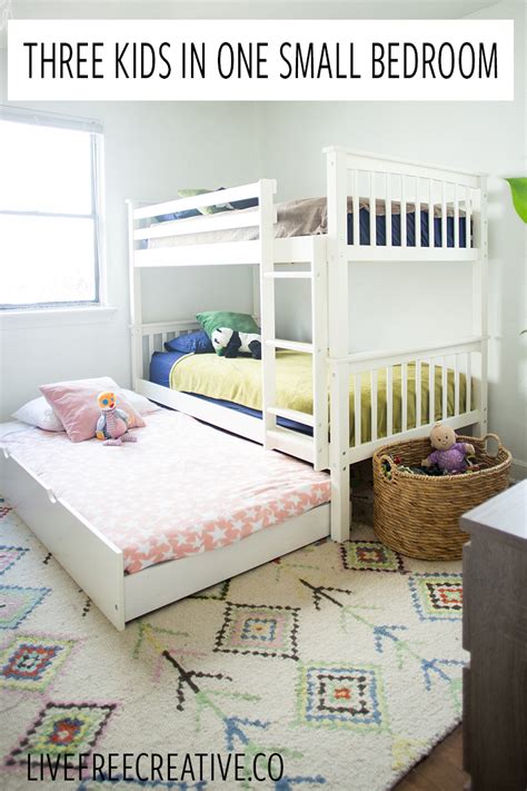 The best 1 bedroom house floor plans. Three Kids in One Bedroom - Live Free Creative Co