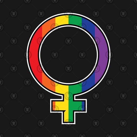 Rainbow Female Symbol Rainbows T Shirt Teepublic