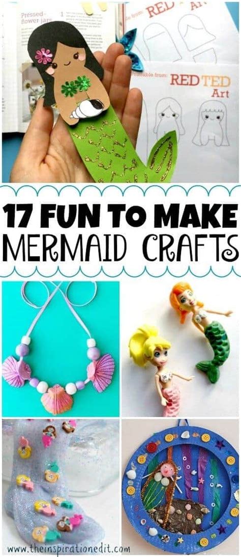 17 Amazing Mermaid Crafts For Kids · The Inspiration Edit