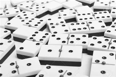 Free Download Domino Game With Pieces Over A White Background Black