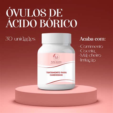 Óvulos Acido borico Tratamento candidiase Shopee Brasil