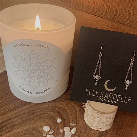 Mandala Moon Candle Co