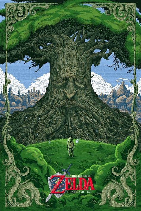 The Legend Of Zelda Ocarina Of Time Rafbanzuela Posterspy