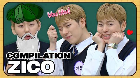 Knowing Bros Zico Compilation Youtube