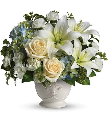 Funeral flowers with springtime colors are optimal because spring is often associated with rebirth and hopefulness. Funeral Flowers - The Meaning of Colors