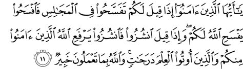 Quran Surat Al Mujadalah Ayat 11 Ayat Ayat Al Quran Tentang Etos Kerja