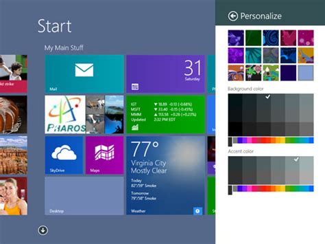 Changing Background Images And Color On The Windows 81 Start Screen