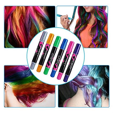 Temporary Hair Chalk Set Non Toxic Washable Hair Chalk Pens For Party