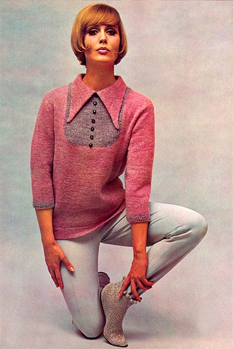 A Collection Of 30 Beautiful Vintage Knitwears For Women In The 1960s