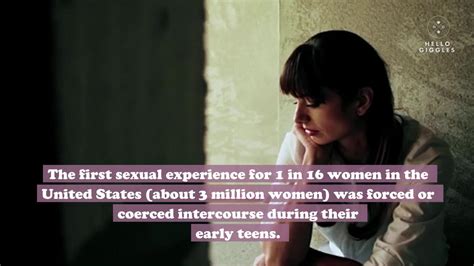1 In 16 Women Are Coerced Or Forced Into Their First Sexual Experience
