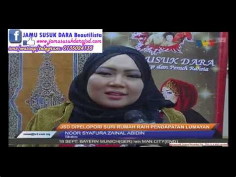 Sila dapatkan khidmat rundingan sebelum sebarang pembelian. Jamu Susuk Dara di Buletin Utama TV3 - YouTube
