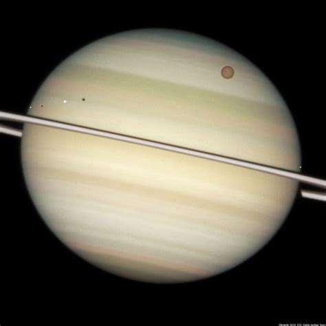 Saturn Moons Created By Collisions With Bigger Satellites