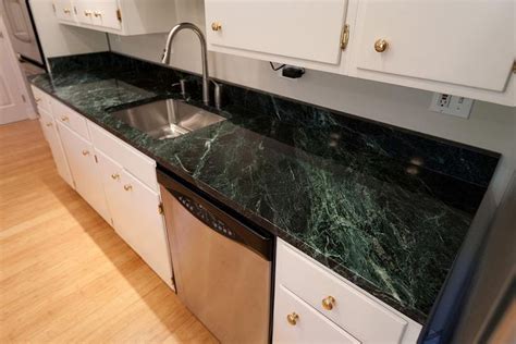 Stone Kitchen Countertops Make Your Kitchen Work Space Look Natural Green Kitchen Countertops
