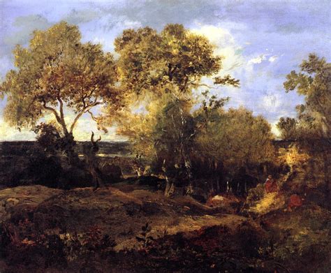 The End Of Autumn Theodore Rousseau Encyclopedia Of