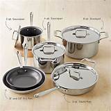 All Clad 5 Piece Stainless Steel Cookware Set Photos
