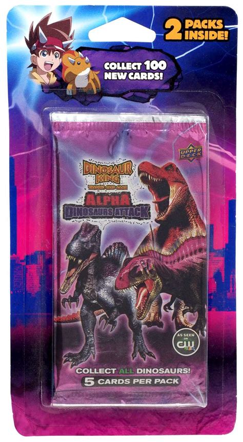 Maybe you would like to learn more about one of these? Dinosaur King Trading Card Game Alpha Dinosaurs Attack Booster 2-Pack 10 Cards - Walmart.com ...