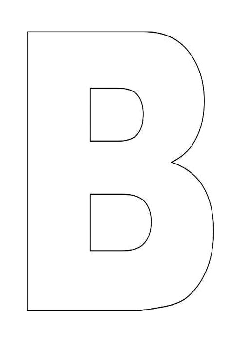 Alphabet Letter B Template For Kids Printable Alphabet Letters