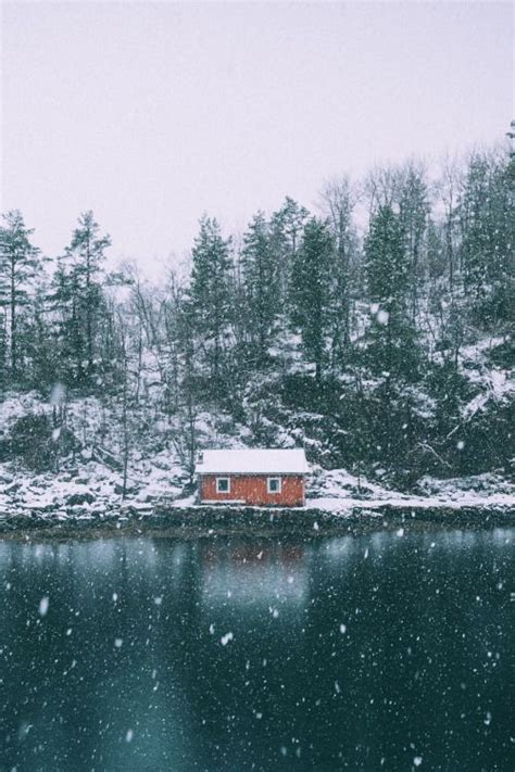 Heaven Ly Mind Lonely Cabin Winter Cabin Adventure Aesthetic