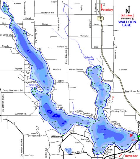 For any questions about these access sites, contact dfw@dnr.in.gov. Walloon Lake, Michigan Fishing | Premier Angler
