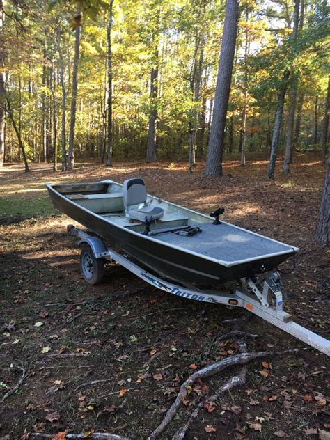 Jon Boat With Trolling Motor For Sale In White Plains Ga Offerup