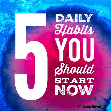 5 Daily Habits You Should Start Now Daily Habits Habits Christian